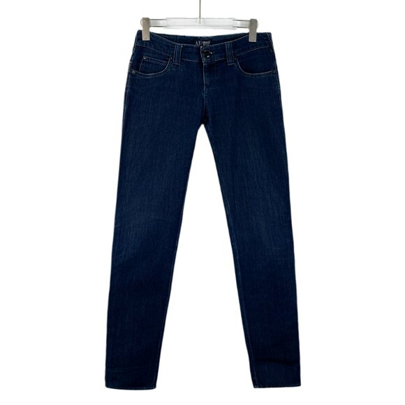 FW0099 Armani Jeans Dark Blue Cotton Casual Denim Pants Size 27